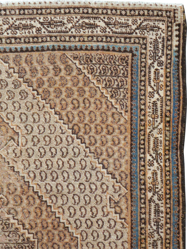 Antique Persian Tabriz Rug (Pair: 2 of 2), No.11964 - Galerie Shabab