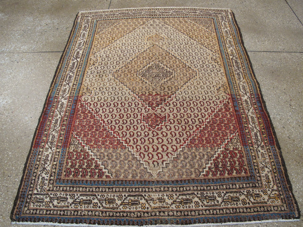 Antique Persian Tabriz Rug (Pair: 2 of 2), No.11964 - Galerie Shabab