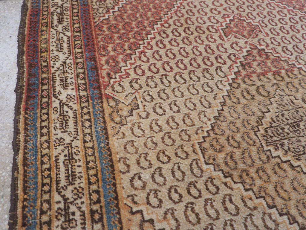 Antique Persian Tabriz Rug (Pair: 2 of 2), No.11964 - Galerie Shabab