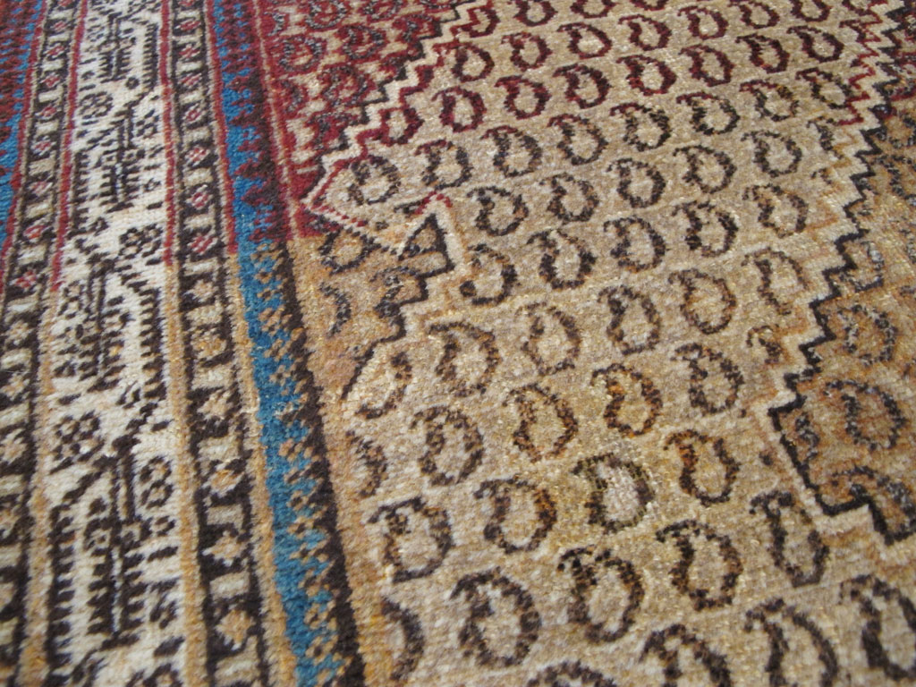 Antique Persian Tabriz Rug (Pair: 2 of 2), No.11964 - Galerie Shabab