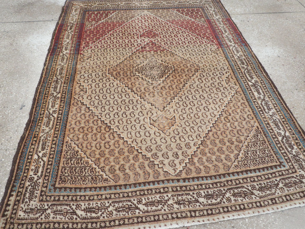 Antique Persian Tabriz Rug (Pair: 2 of 2), No.11964 - Galerie Shabab