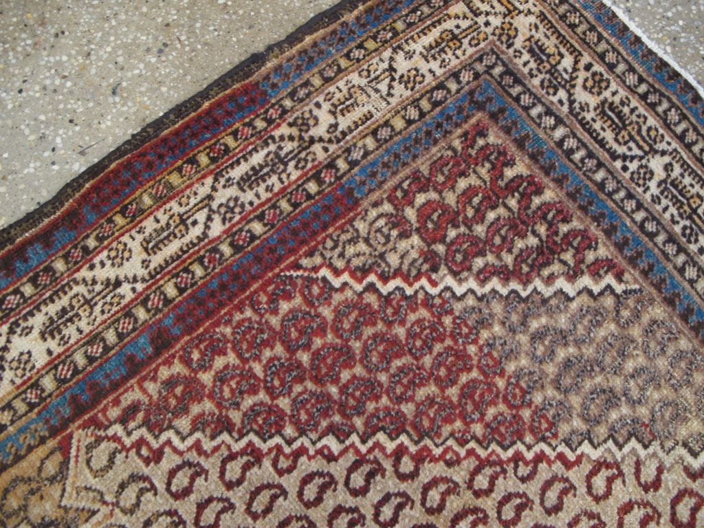 Antique Persian Tabriz Rug (Pair: 2 of 2), No.11964 - Galerie Shabab