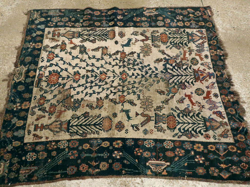 Antique Afshar Rug, No.11973 - Galerie Shabab