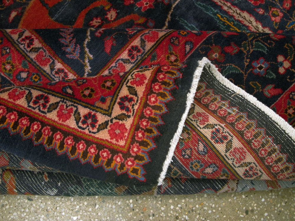 Antique Mashad Pictorial Carpet, No.11990 - Galerie Shabab