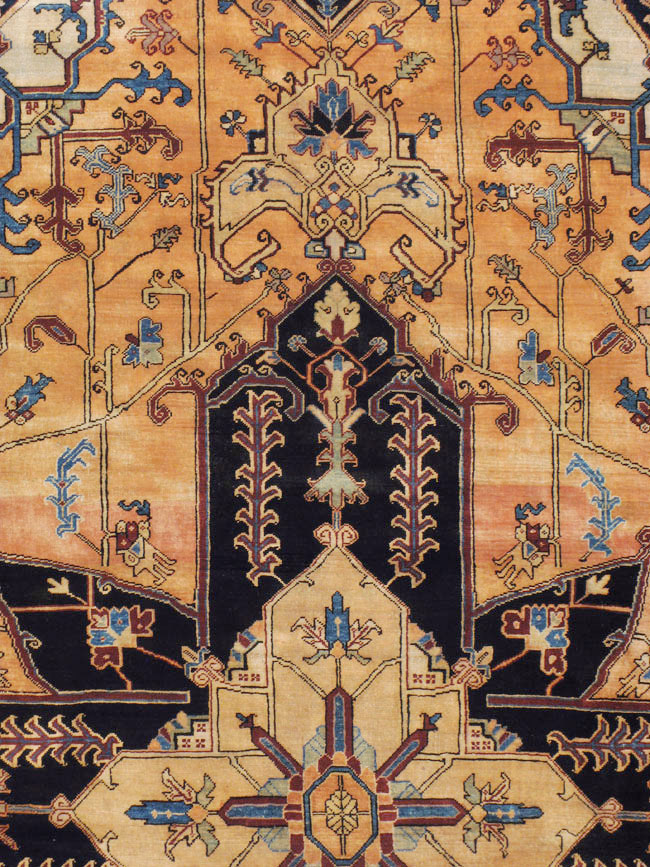 Vintage Heriz Carpet, No.11991 - Galerie Shabab
