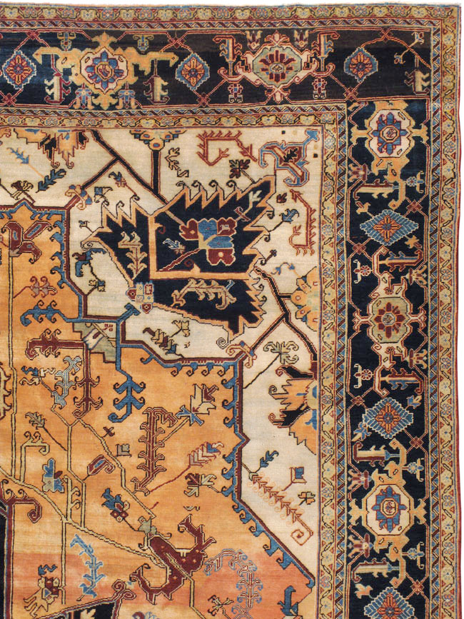 Vintage Heriz Carpet, No.11991 - Galerie Shabab