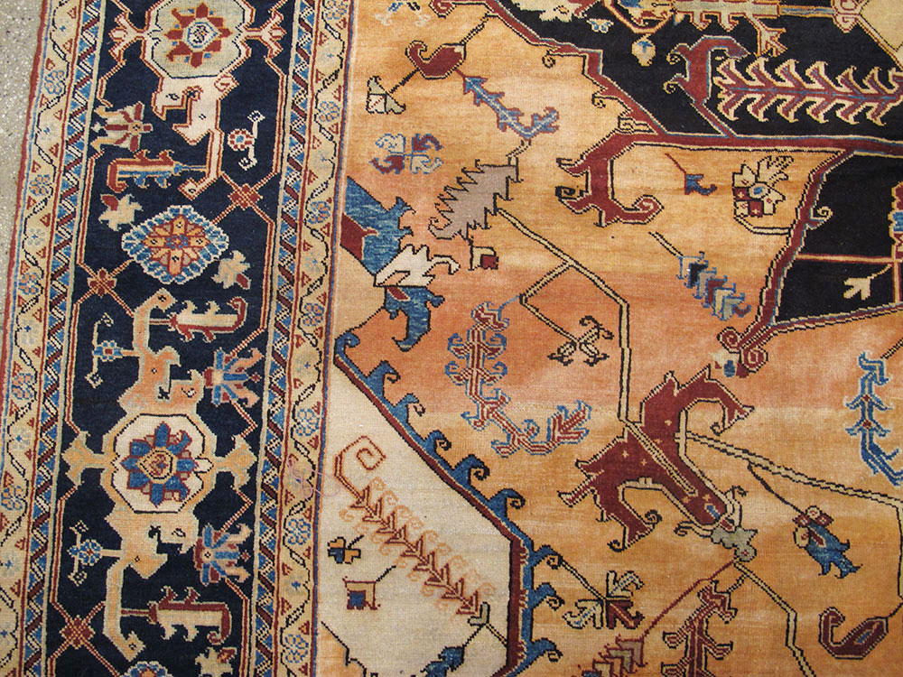 Vintage Heriz Carpet, No.11991 - Galerie Shabab