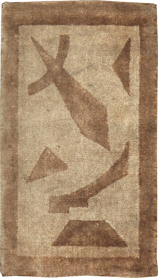 Vintage English Art Deco Rug, No.12004 - Galerie Shabab