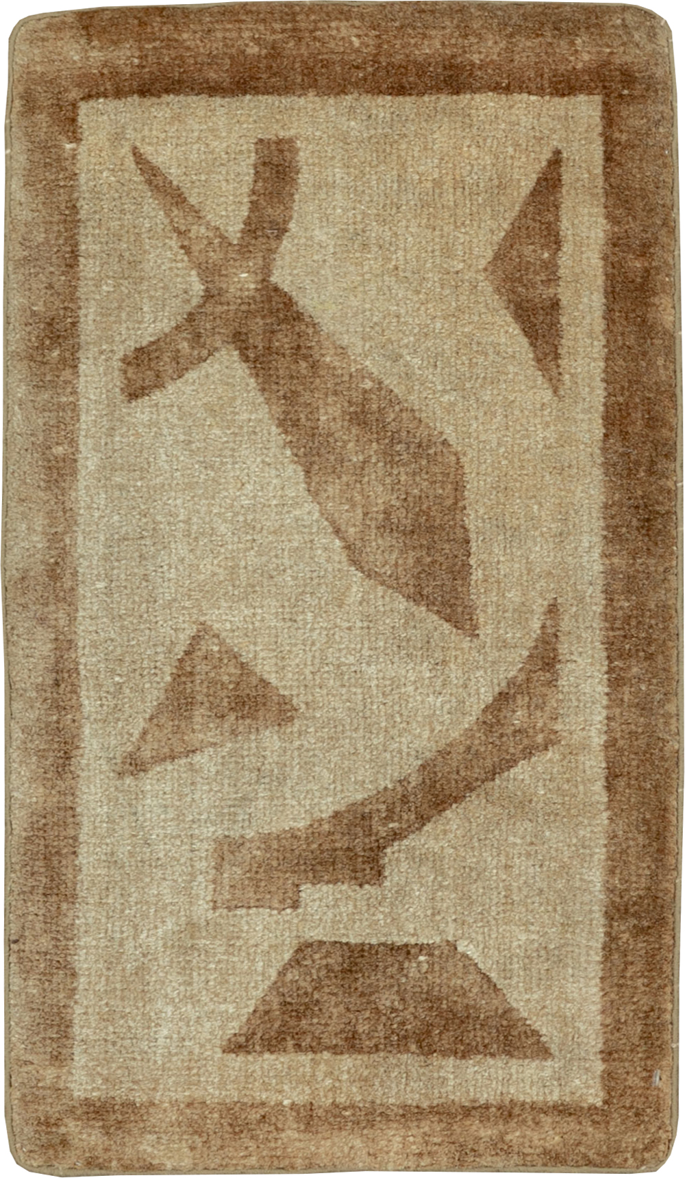 Vintage English Art Deco Rug, No.12004 - Galerie Shabab