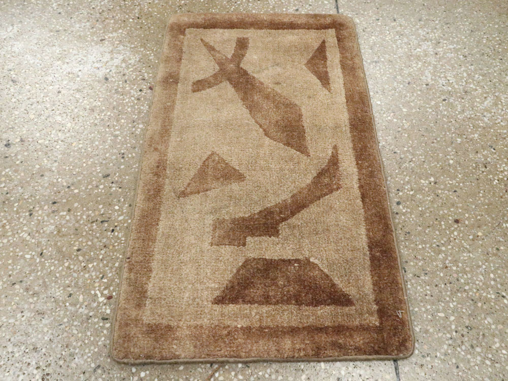 Vintage English Art Deco Rug, No.12004 - Galerie Shabab