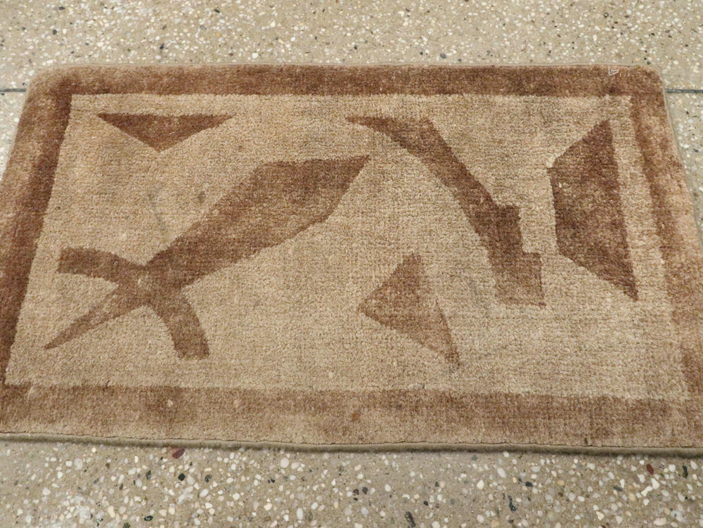 Vintage English Art Deco Rug, No.12004 - Galerie Shabab