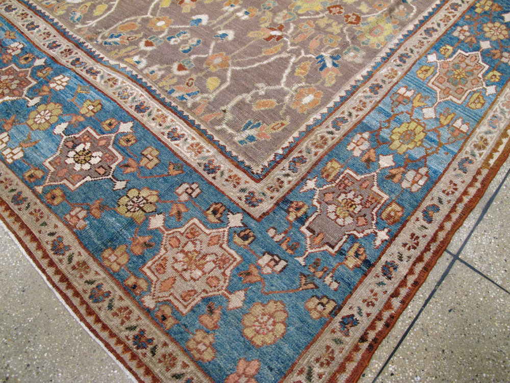 Antique Persian Mahal Carpet, No.12008 - Galerie Shabab