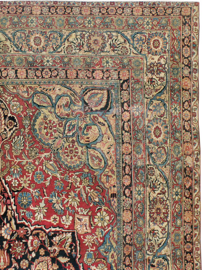 Antique Persian Lavar Kerman Carpet, No.12017 - Galerie Shabab