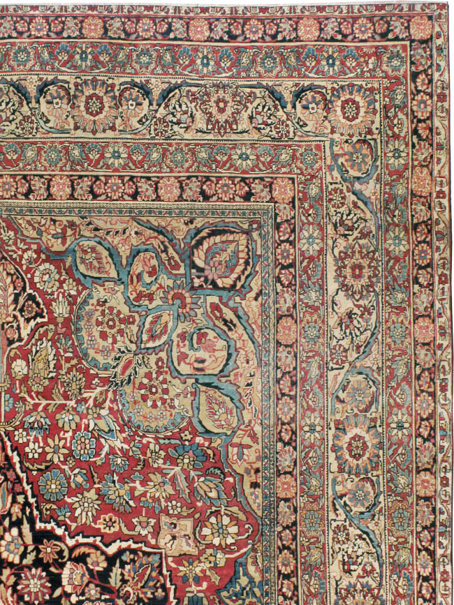 Antique Persian Lavar Kerman Carpet, No.12017 - Galerie Shabab