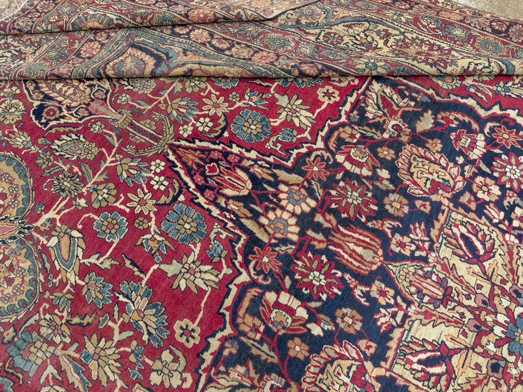 Antique Persian Lavar Kerman Carpet, No.12017 - Galerie Shabab