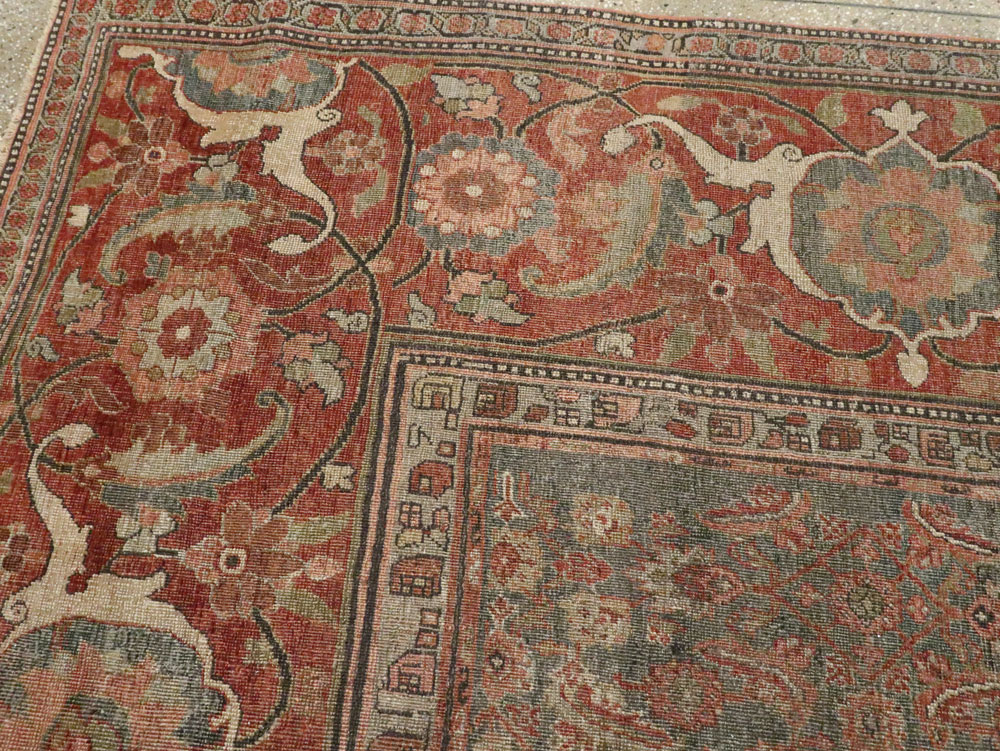 Antique Persian Bidjar Carpet, No.12024 - Galerie Shabab