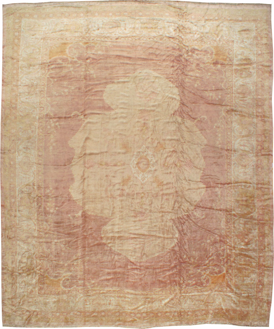 Antique Turkish Oushak Square Oversize Carpet, No.12029 - Galerie Shabab