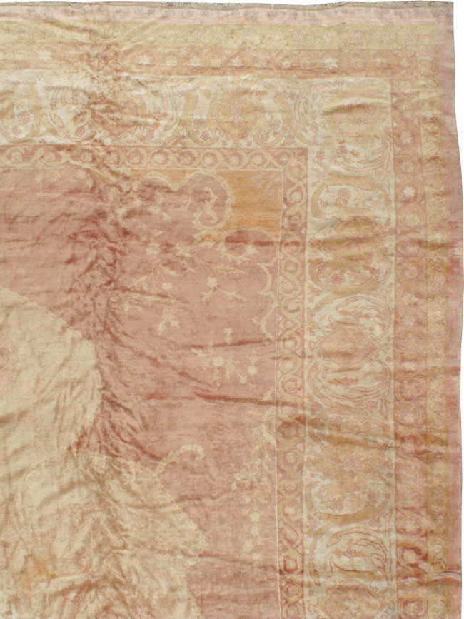 Antique Turkish Oushak Square Oversize Carpet, No.12029 - Galerie Shabab