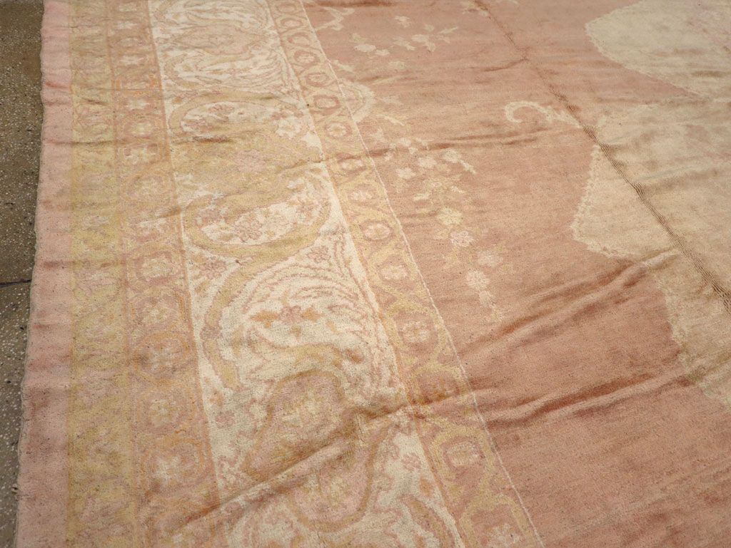 Antique Turkish Oushak Square Oversize Carpet, No.12029 - Galerie Shabab