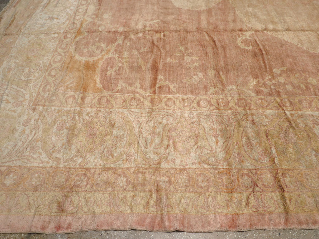 Antique Turkish Oushak Square Oversize Carpet, No.12029 - Galerie Shabab