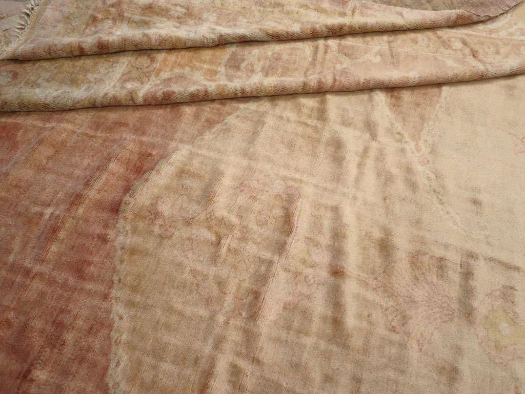 Antique Turkish Oushak Square Oversize Carpet, No.12029 - Galerie Shabab