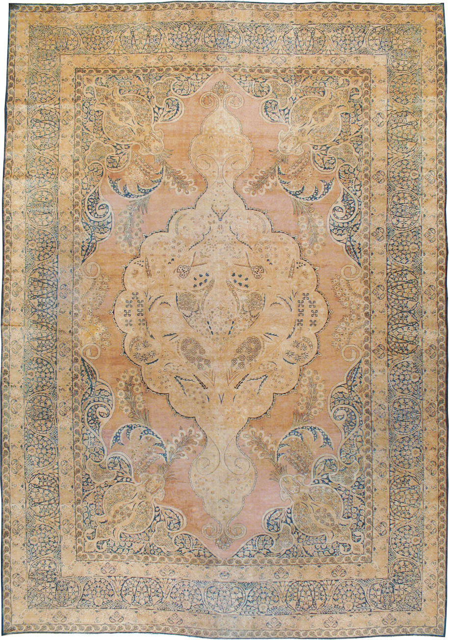 Antique Persian Lavar Kerman Carpet, No.12031 - Galerie Shabab