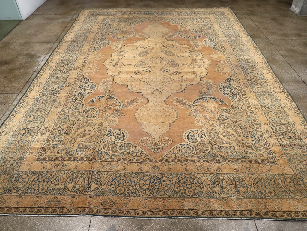 Antique Persian Lavar Kerman Carpet, No.12031 - Galerie Shabab