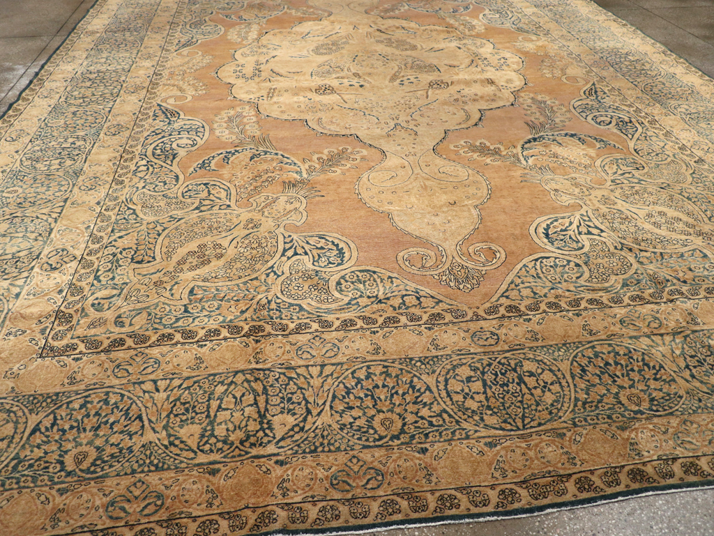 Antique Persian Lavar Kerman Carpet, No.12031 - Galerie Shabab