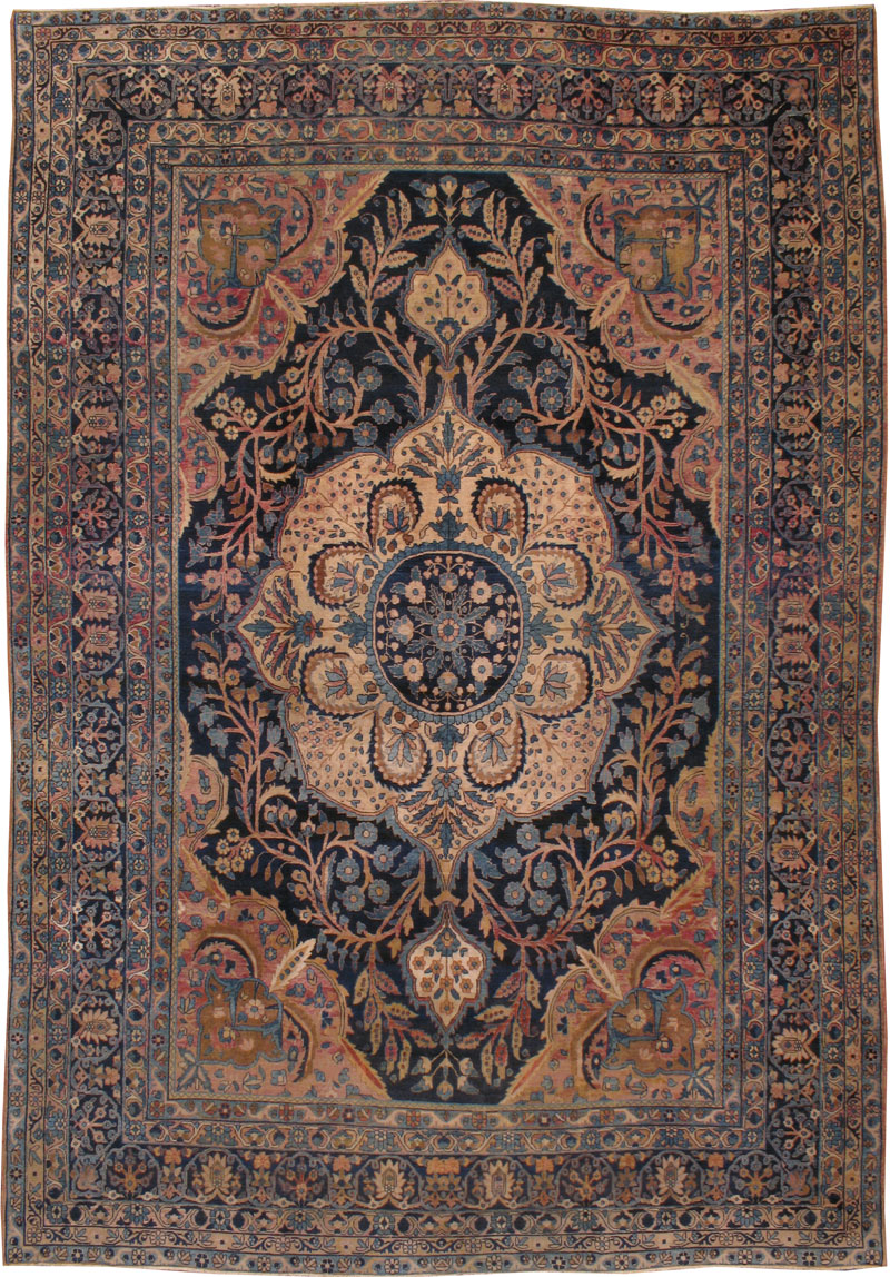 Antique Persian Lavar Kerman Carpet, No.12040 - Galerie Shabab