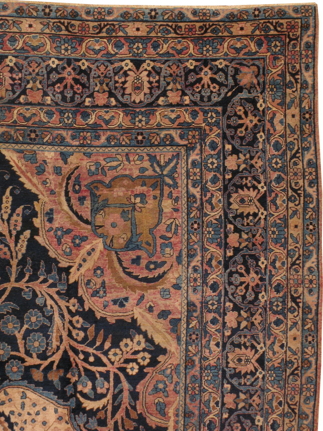 Antique Persian Lavar Kerman Carpet, No.12040 - Galerie Shabab