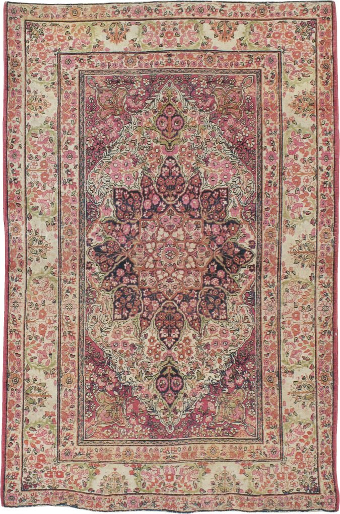 Antique Persian Lavar Kerman Rug, No.12057 - Galerie Shabab
