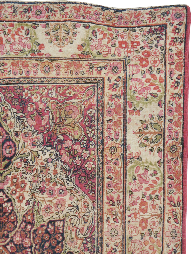 Antique Persian Lavar Kerman Rug, No.12057 - Galerie Shabab