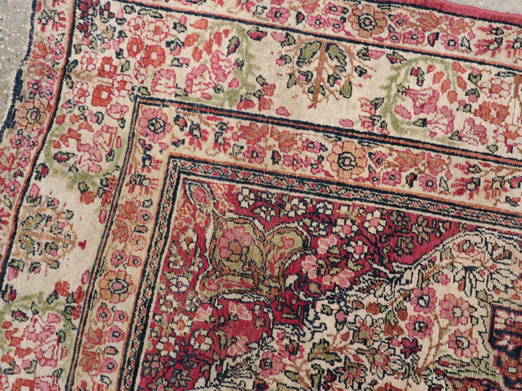 Antique Persian Lavar Kerman Rug, No.12057 - Galerie Shabab
