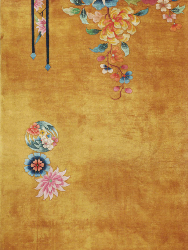 Vintage Chinese Deco Large Room Size Carpet, No.12068 - Galerie Shabab