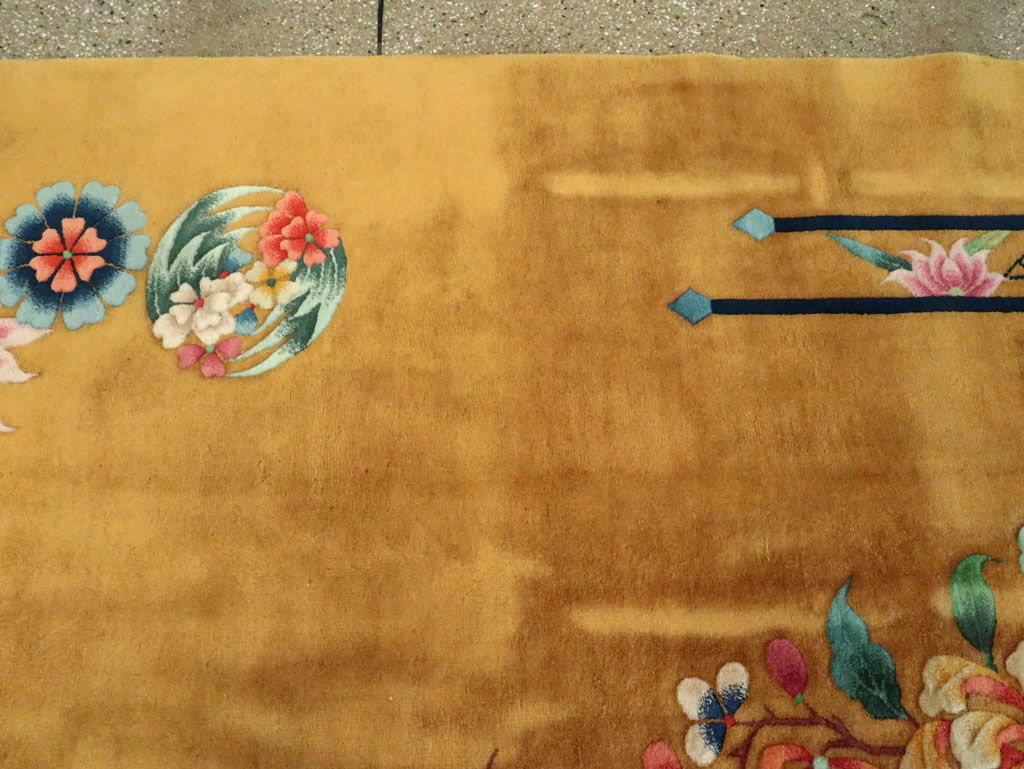 Vintage Chinese Deco Large Room Size Carpet, No.12068 - Galerie Shabab