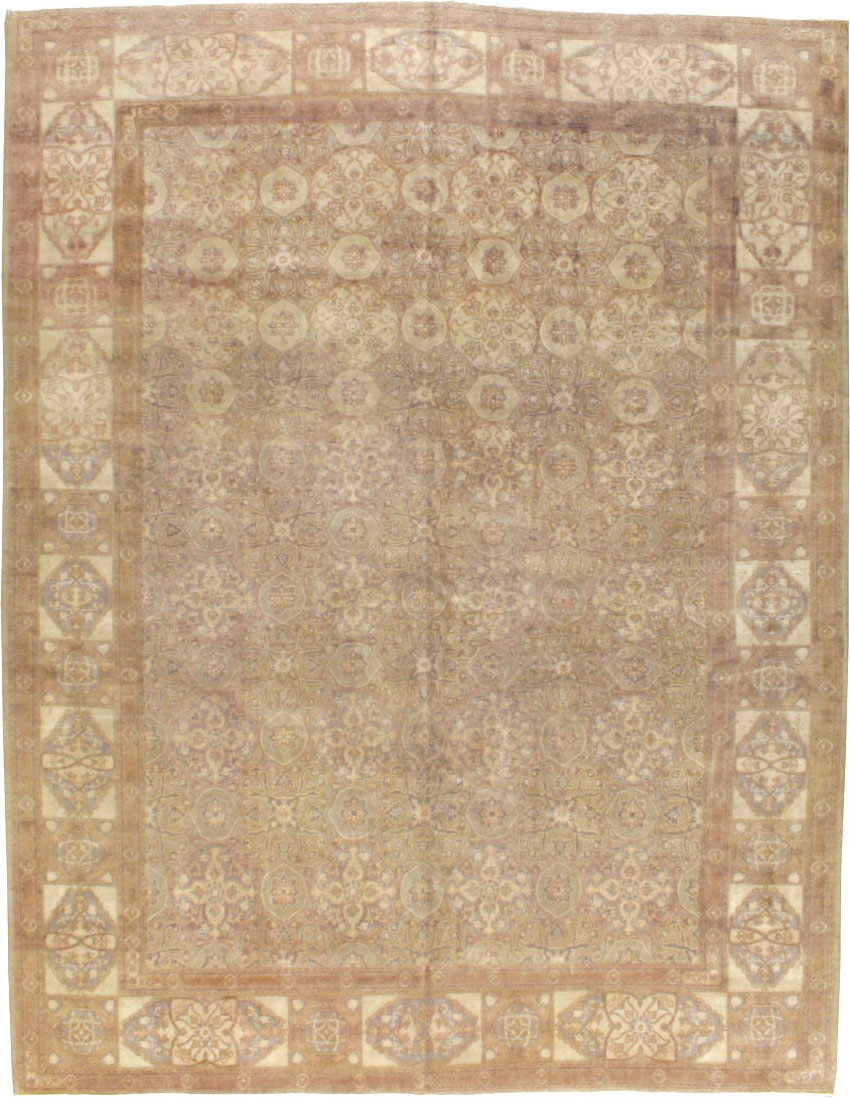 Vintage Tabriz Carpet, No.12077 - Galerie Shabab