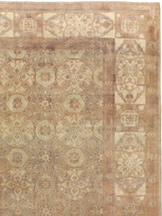 Vintage Tabriz Carpet, No.12077 - Galerie Shabab