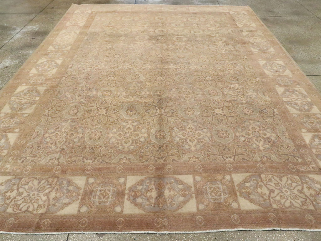 Vintage Tabriz Carpet, No.12077 - Galerie Shabab