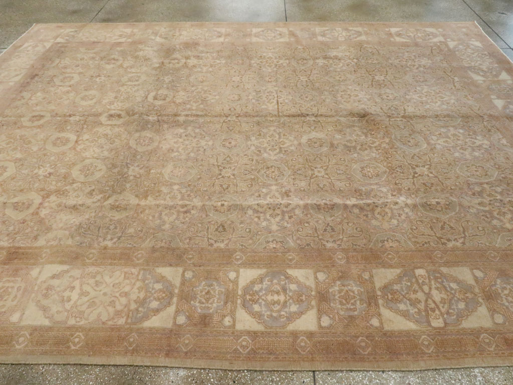 Vintage Tabriz Carpet, No.12077 - Galerie Shabab