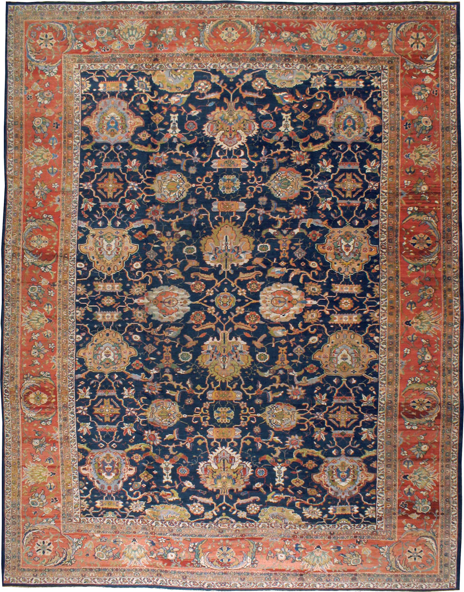 Antique Persian Sultanbad Carpet, No.12146 - Galerie Shabab