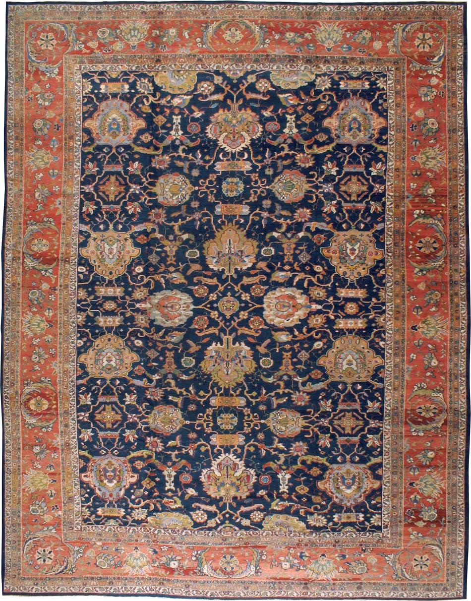 Antique Persian Sultanbad Carpet, No.12146 - Galerie Shabab
