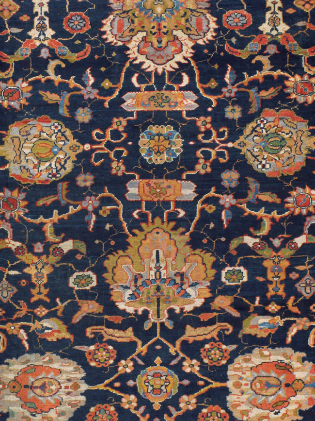 Antique Persian Sultanbad Carpet, No.12146 - Galerie Shabab