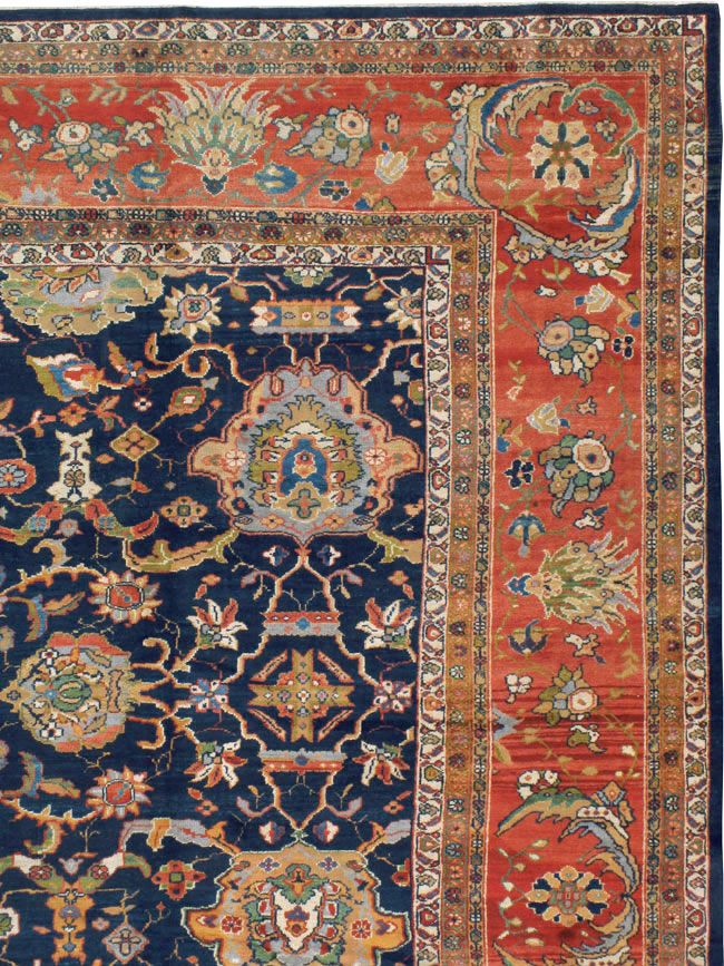 Antique Persian Sultanbad Carpet, No.12146 - Galerie Shabab