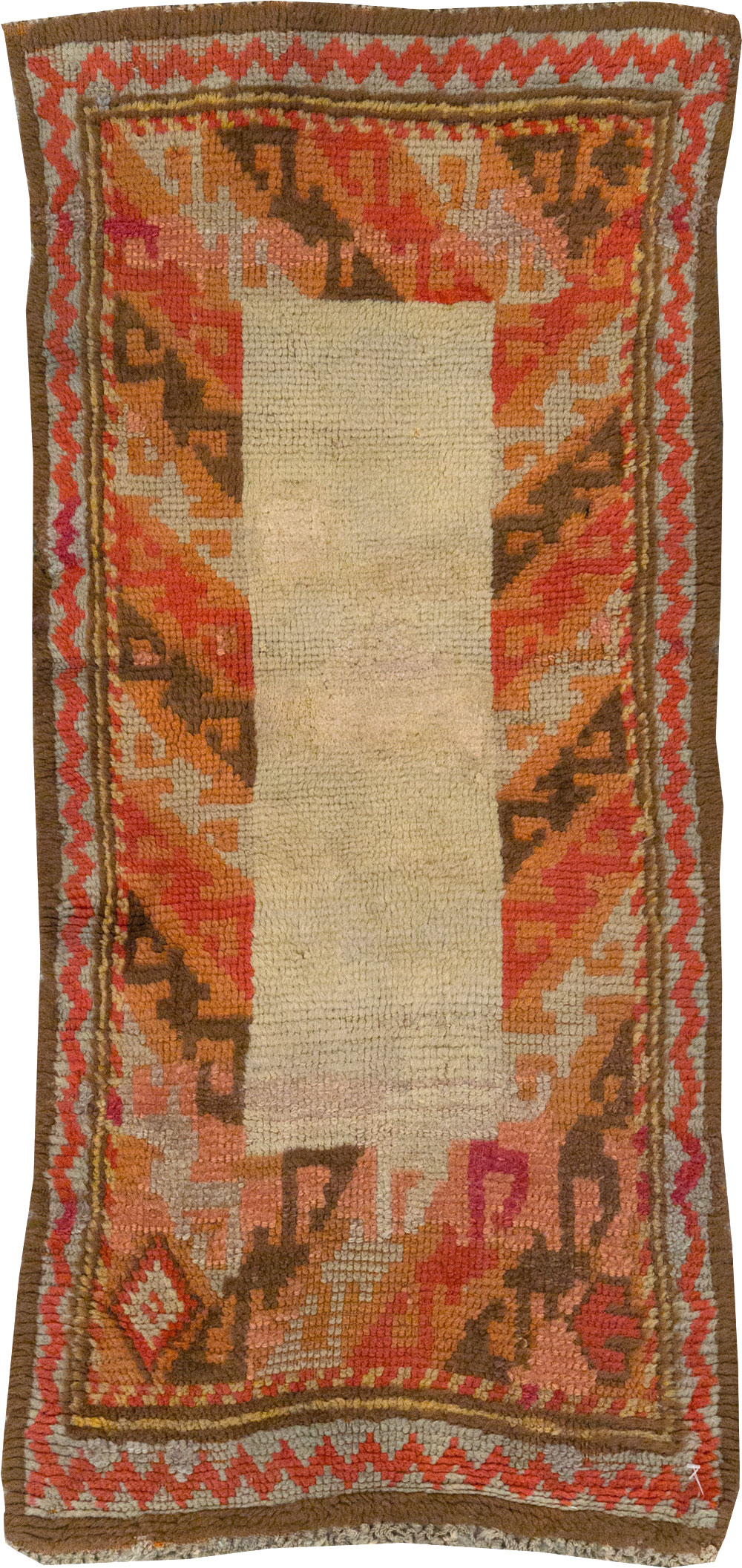 Vintage Continental European Throw Rug, No.12153 - Galerie Shabab