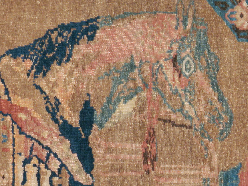 Antique Malayer Pictorial Rug, No.12157 - Galerie Shabab