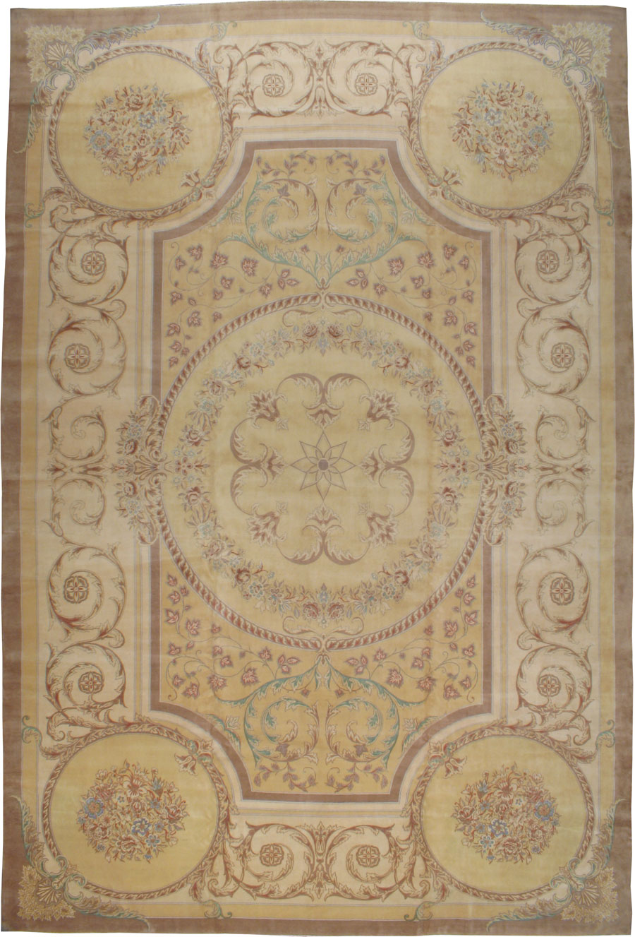 Vintage Persian Kashan Carpet, No.12174 - Galerie Shabab