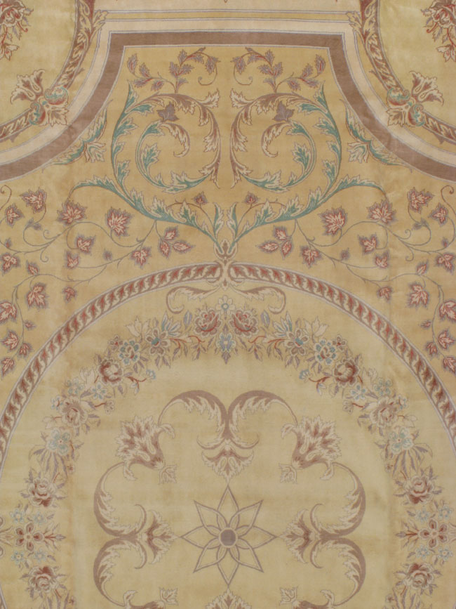 Vintage Persian Kashan Carpet, No.12174 - Galerie Shabab