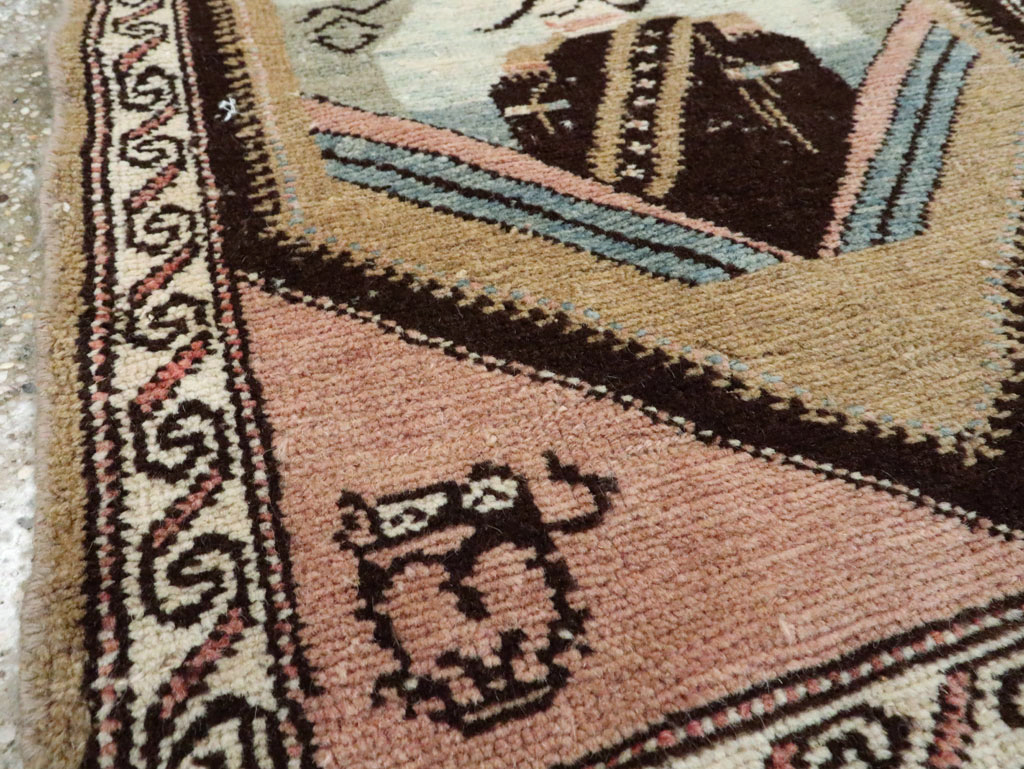 Antique Hamadan Pictorial Rug (Pair: 1 of 2), No.12188 - Galerie Shabab