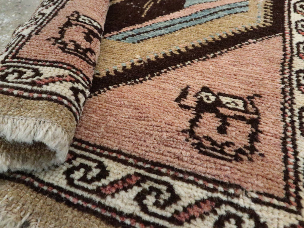 Antique Hamadan Pictorial Rug (Pair: 1 of 2), No.12188 - Galerie Shabab