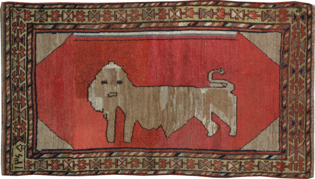 Antique Persian Gabbeh Rug, No.12190 - Galerie Shabab